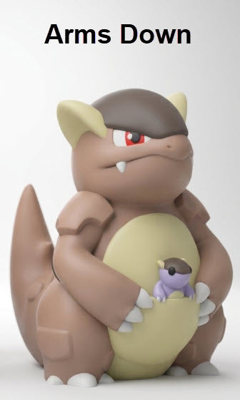 Kangaskhan 3D Printed Pokemon Figure | Chibi Collectible ScrazyOne