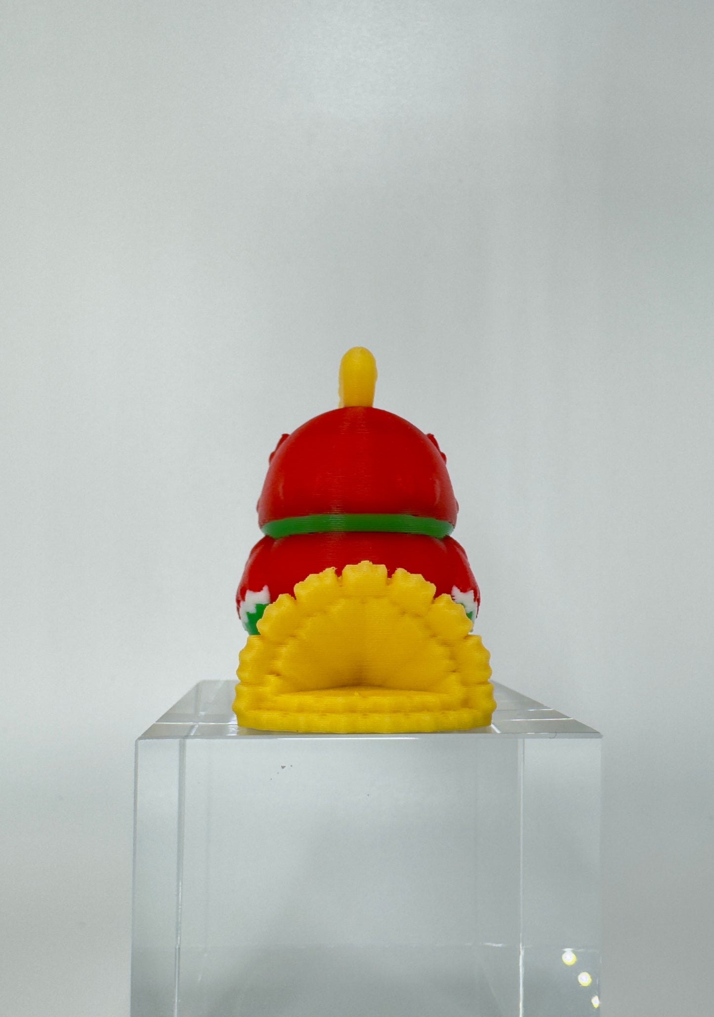 Ho-Oh 3D Printed Pokemon Figure, Chibi Legendary Rainbow Bird Collectible