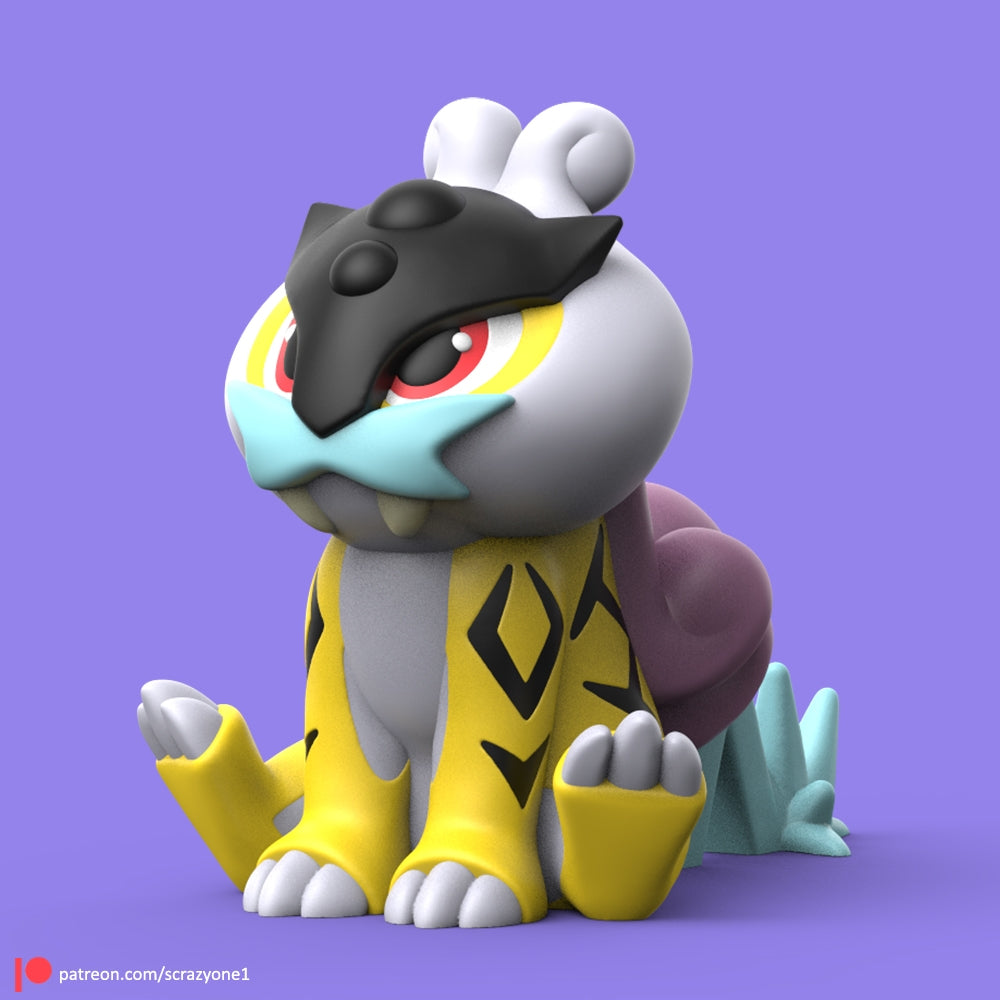 Chibi Raikou 3D printed figure - original