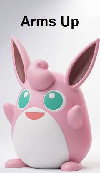 Wigglytuff 3D Printed Pokemon Figure | Chibi Collectible ScrazyOne