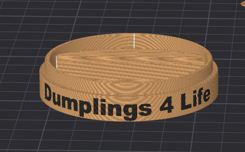 Personzalized Custom Xiao Long Bao Ornament, 3D Printed Kawaii Dim Sum Personalized Decor