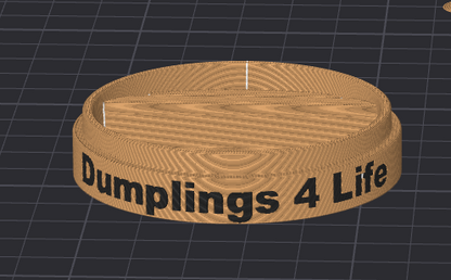 Personzalized Custom Xiao Long Bao Ornament, 3D Printed Kawaii Dim Sum Personalized Decor