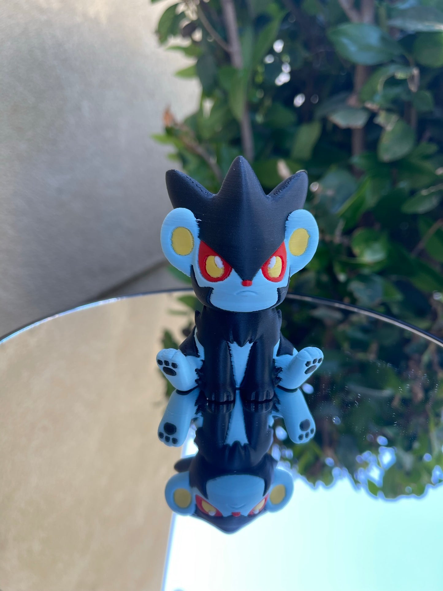 Luxray 3D Printed Pokemon Figure, Chibi Gen 4 Electric Lion Collectible