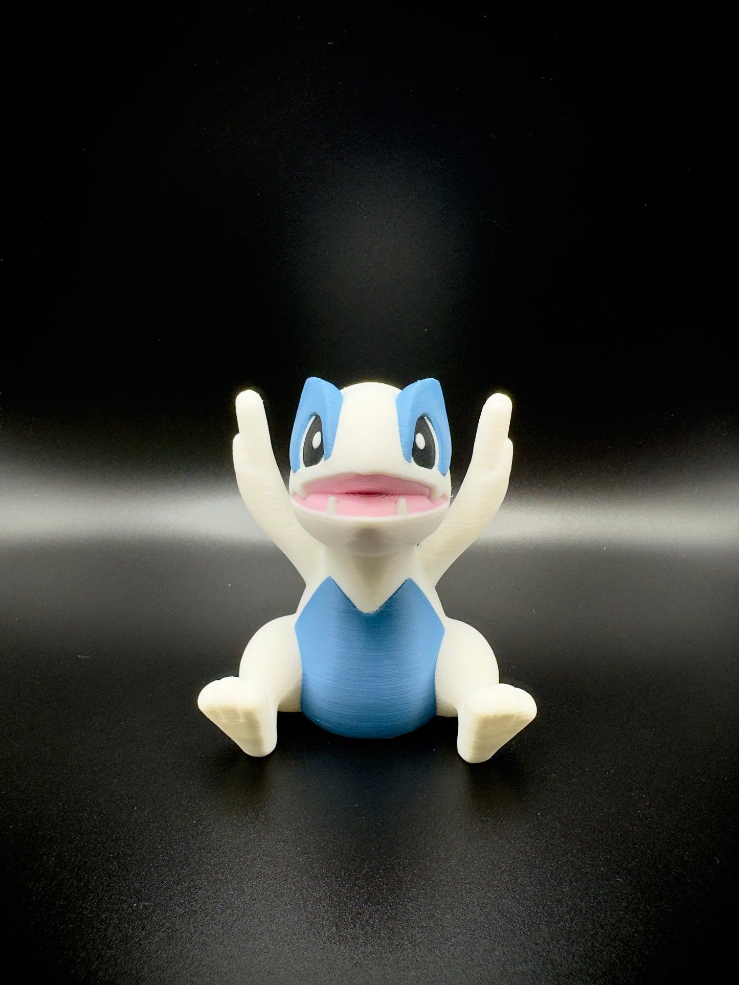 Lugia 3D Printed Pokemon Figure, Chibi Legendary Silver Wing Collectible