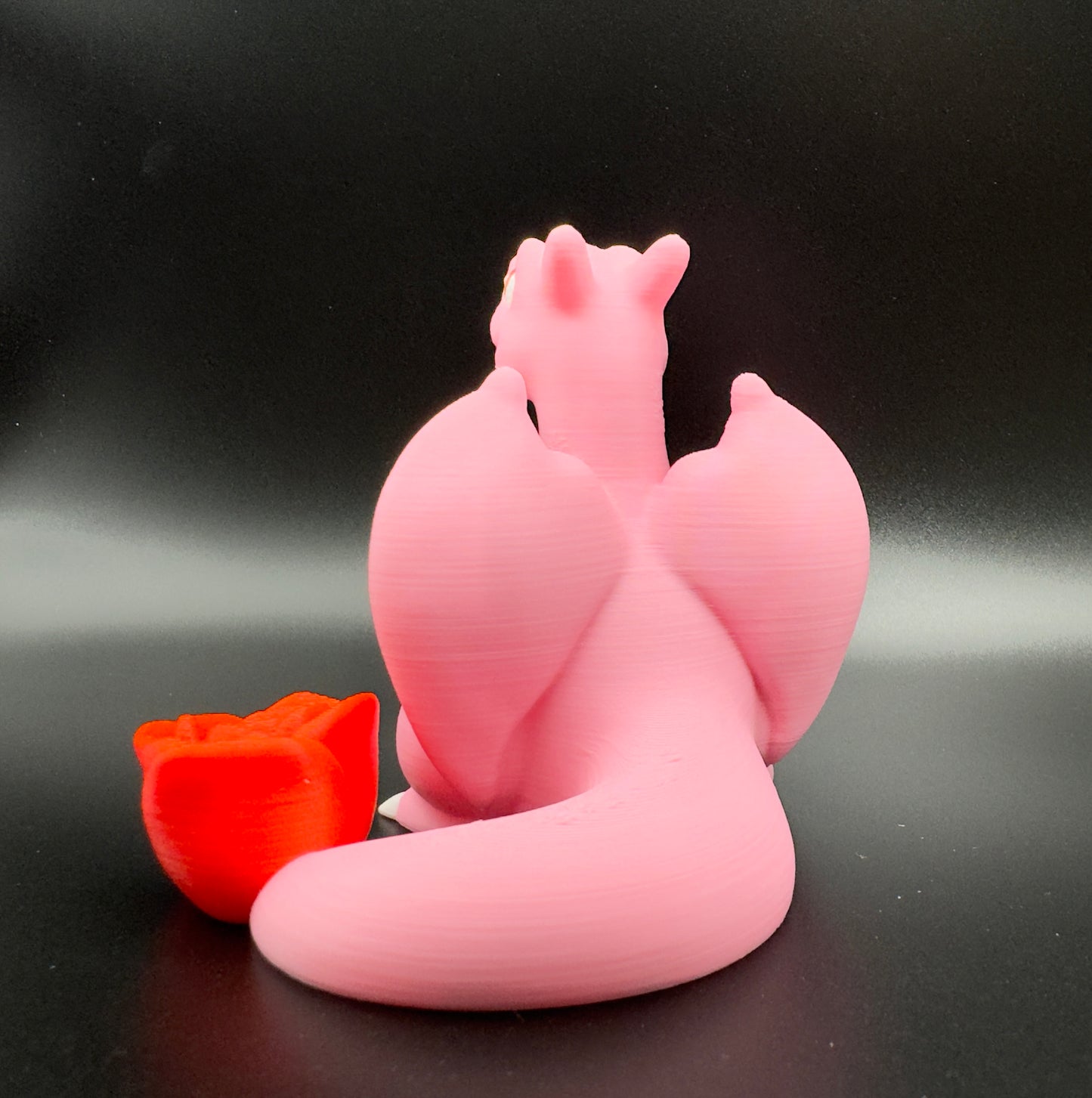 Charizard Chibi Pokemon Figure, 3D Printed Fire Dragon Collectible Desk Decor