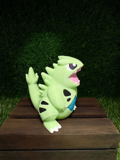 Tyranitar 3D Printed Pokemon Figure, Chibi Gen 2 Pseudo-Legendary Collectible