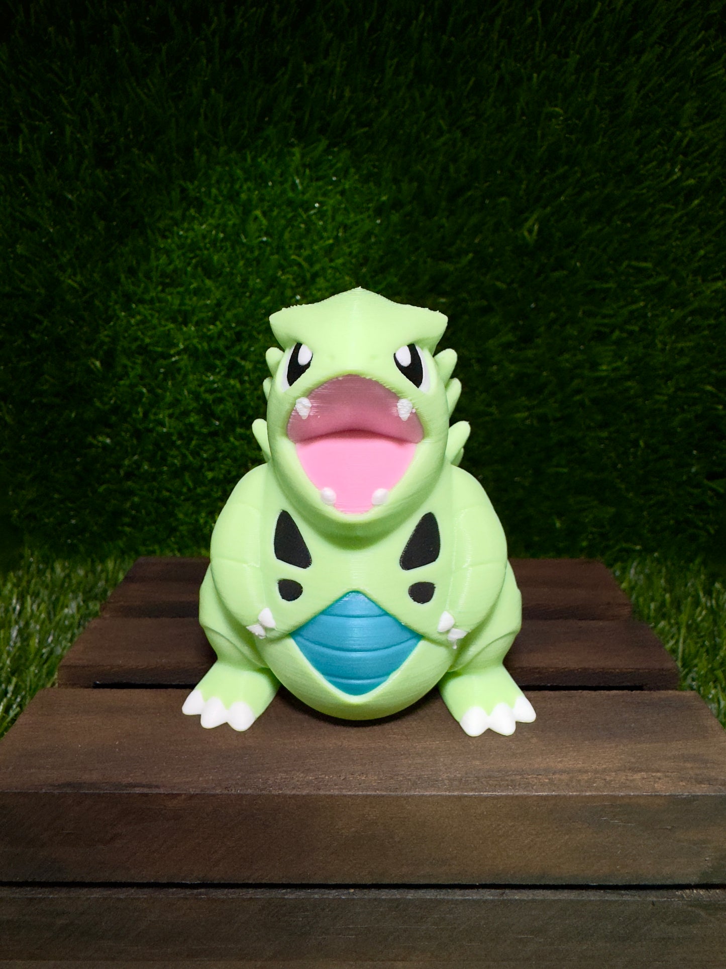 Tyranitar 3D Printed Pokemon Figure, Chibi Gen 2 Pseudo-Legendary Collectible
