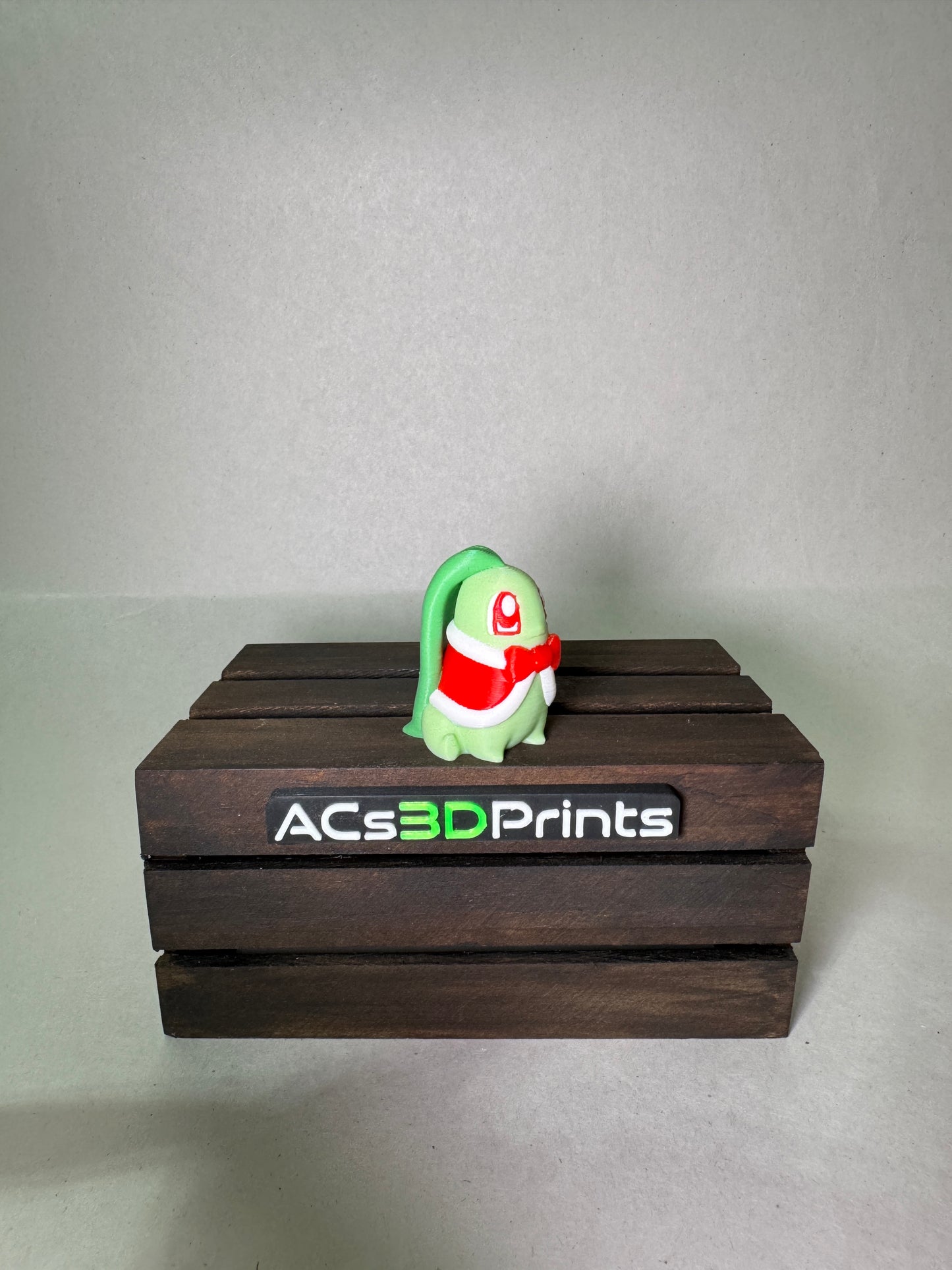 Johto Starters Christmas Edition Pokemon Set, 3D Printed Holiday Collectible