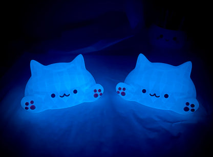Kawaii Bango Cat Desk Toy, 3D Printed Articulated Cat Figure