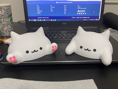 Kawaii Bango Cat Desk Toy, 3D Printed Articulated Cat Figure