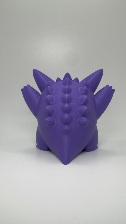 Gengar Love Struck Valentine Pokemon Figure, 3D Printed Chibi Ghost Gift