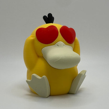 Psyduck Chibi Pokemon Figure, 3D Printed Full Color Water Type Collectible