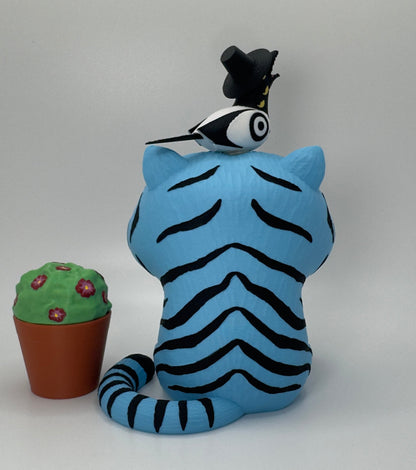 Derpy the Tiger 3D Printed Figure, K-Pop Demon Hunter Collectible