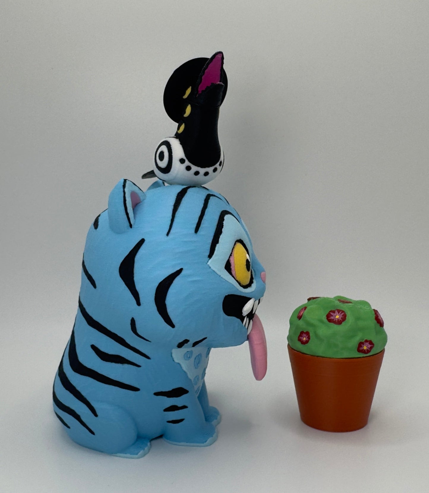 Derpy the Tiger 3D Printed Figure, K-Pop Demon Hunter Collectible