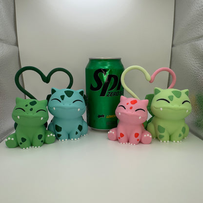 Bulbasaur & Ivysaur Cake Topper, 3D Printed Pokemon Wedding Valentine Decor