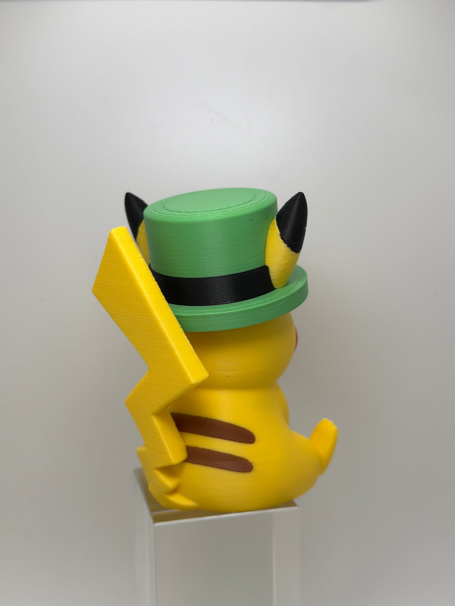 Leprechaun Pikachu St. Patrick's Day Pokemon Figure, 3D Printed Holiday Collectible