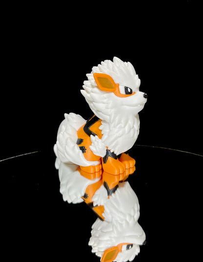 Arcanine - 3D Printed Pokemon Figurine, Gen 1 Collectible Desk Decor