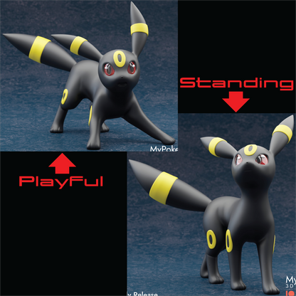 Eeveelutions 2" Resin Pokemon Figure, Unpainted Ready to Paint Miniature