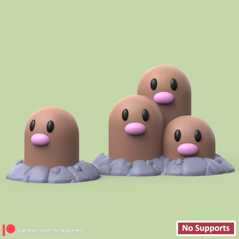 Diglett & Dugtrio original product photo