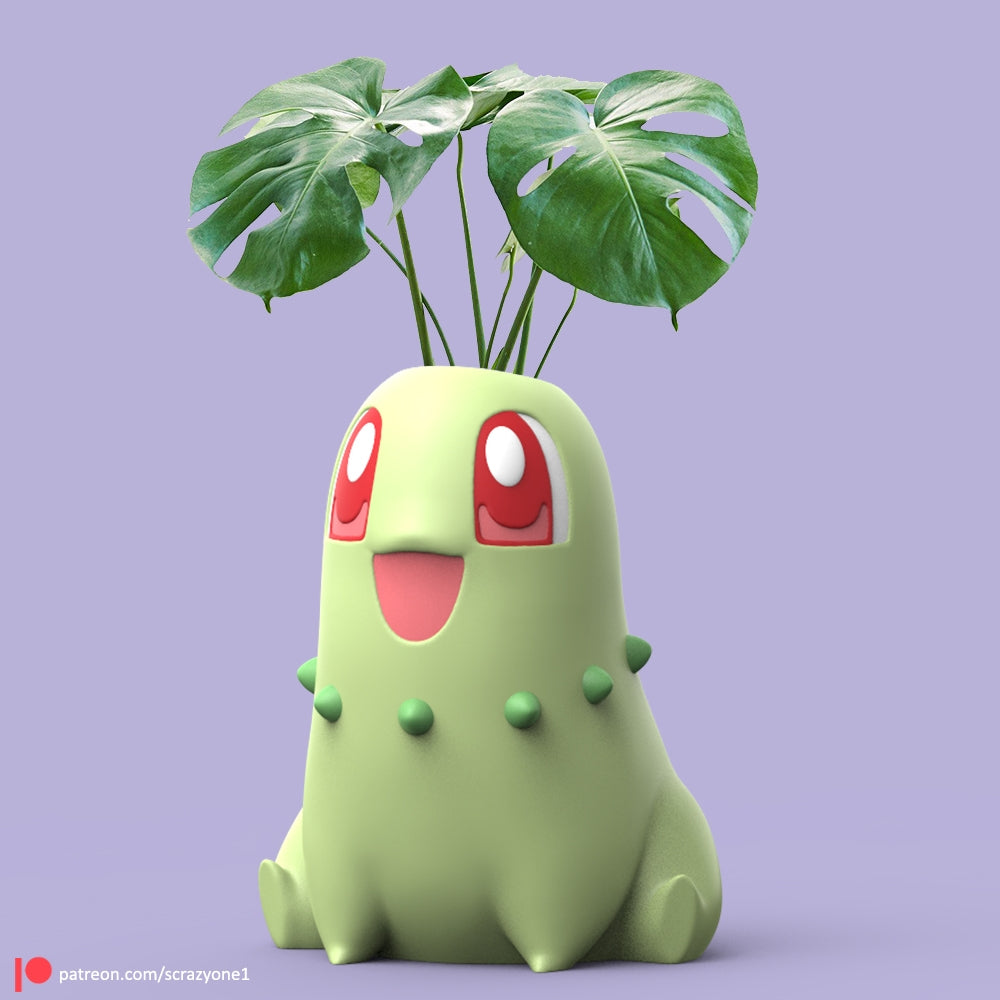 Chikorita 3D printed figure - original