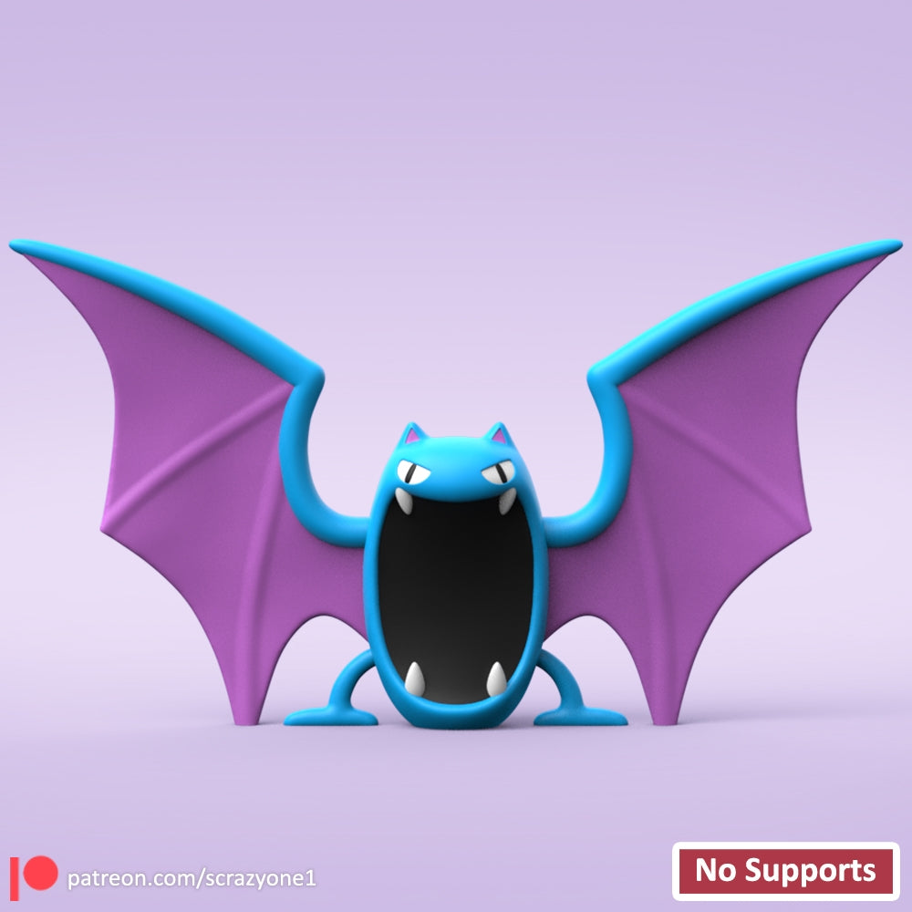 Golbat 3D printed figure - original product photo