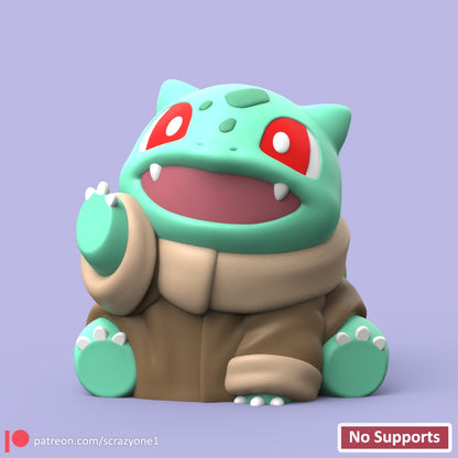 Star Wars Bulbasaur 3D Printed Figure - Original product photo