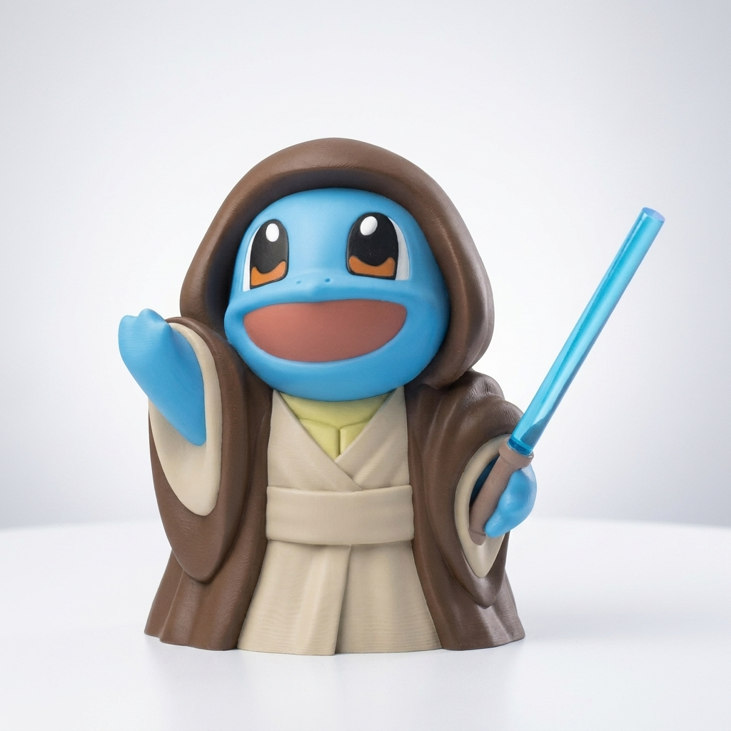 Star Wars Squirtle studio hero shot
